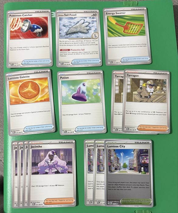 Cartas pokemon perferct Order