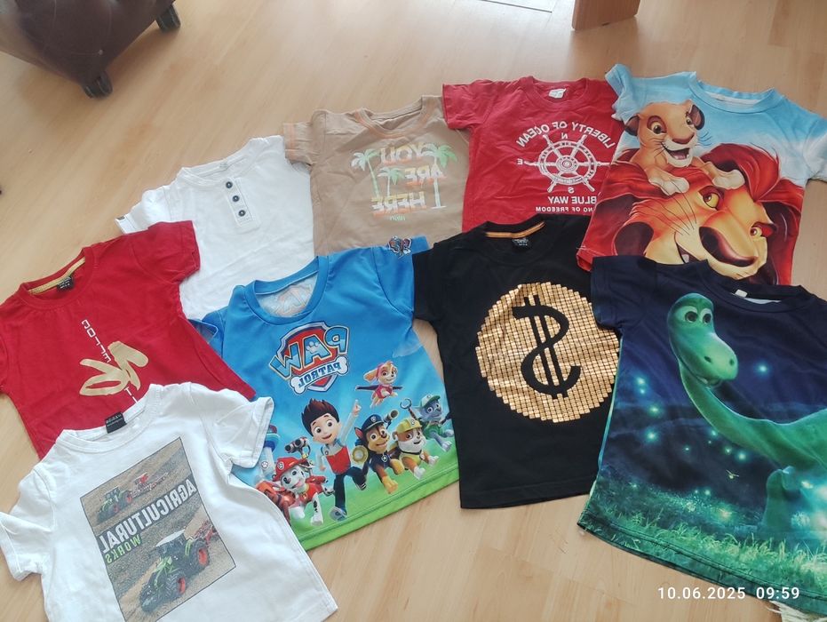 T-shirty 104 chłopięce