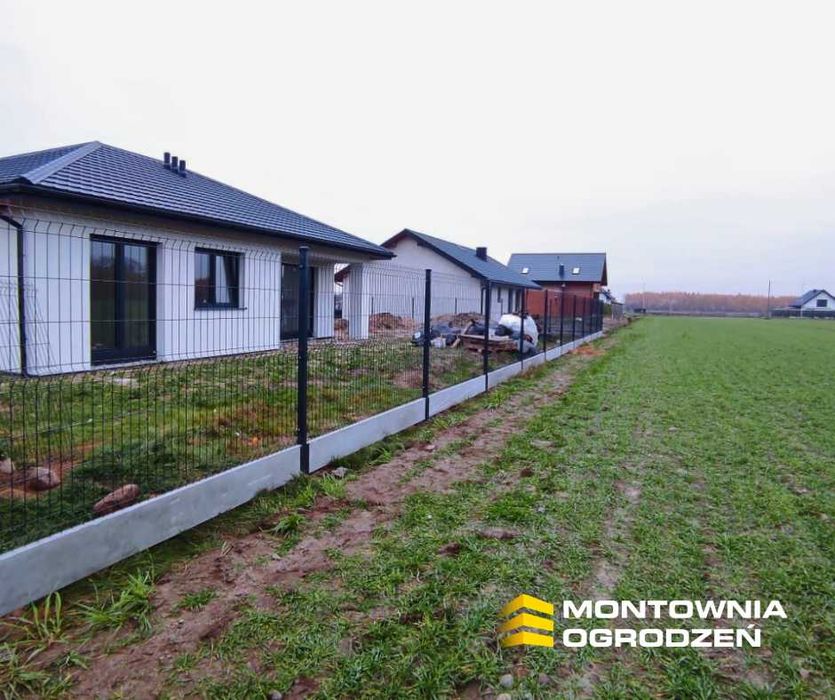 Ogrodzenie Panelowe 3D 153 Podmurówka Transport Brama Furtka
