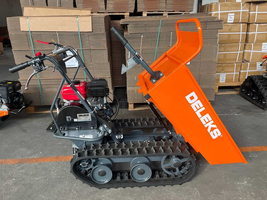 Mini dumper de largatas DELEKS® MD-500EL – Motor Lifan 6.5 cv – 300 kg