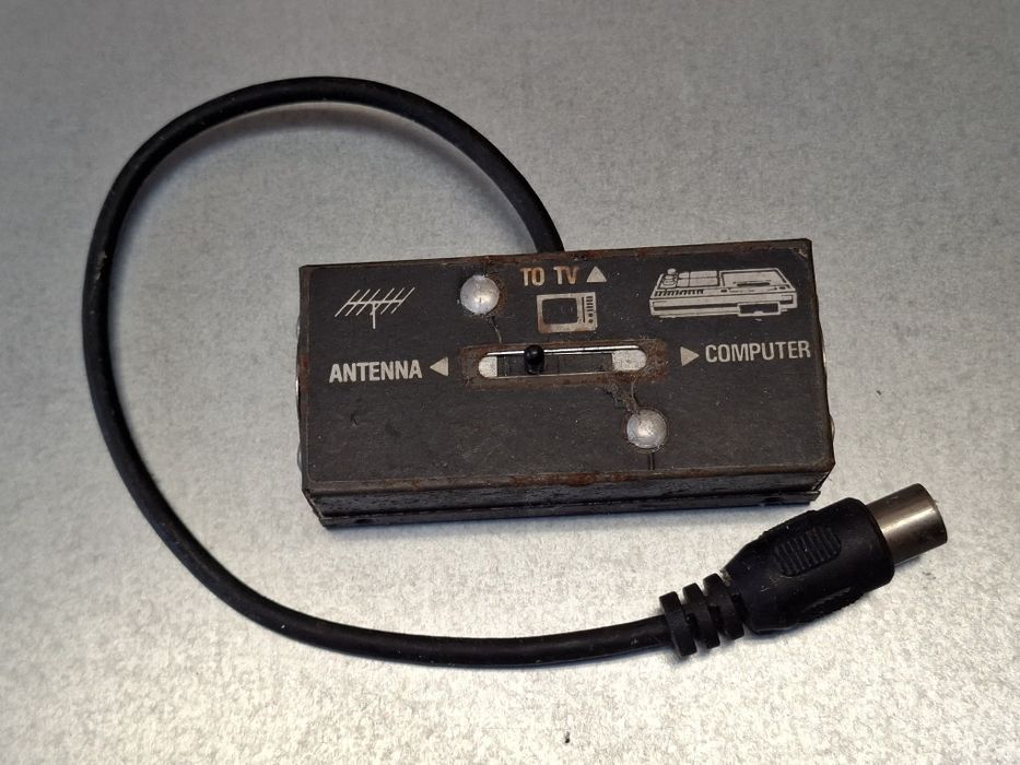 Comutador antena jogos vintage