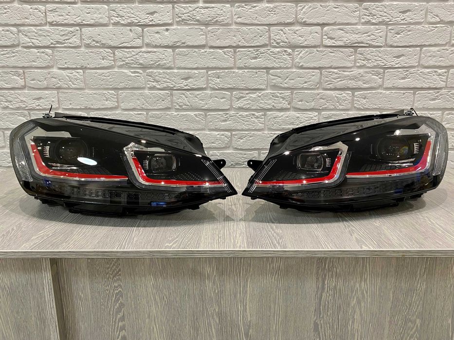 Фари Volkswagen GolF 7 7.5 GTI FULL LED оптика гольф фары ГТИ фул лэд