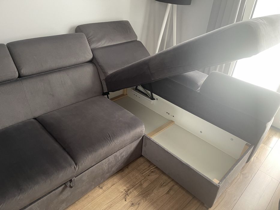 Narożnik z funkcją spania