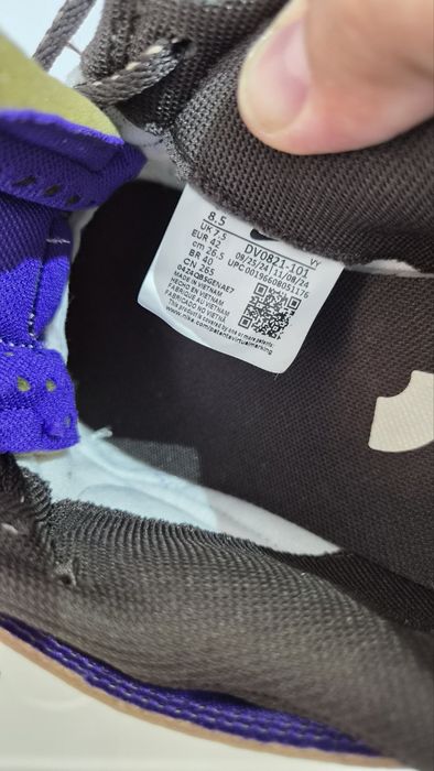 Кросівки Nike Air Dunk Jumbo, розмір US8.5 EU42 26.5CM,  DV0821 101