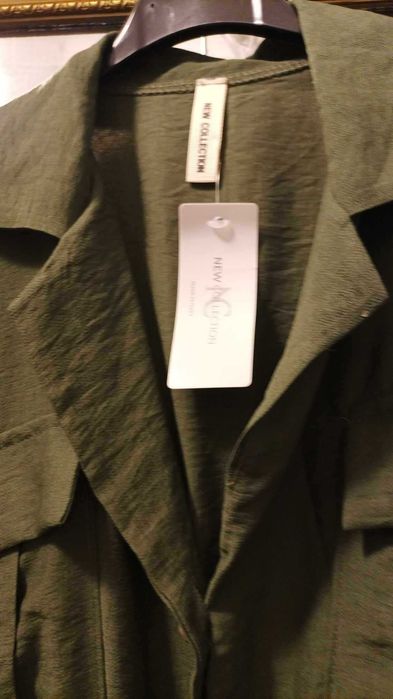 Kombinezon damski krótki, khaki.