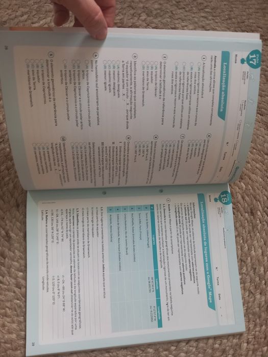 Caderno de atividades Geografia  7.ano