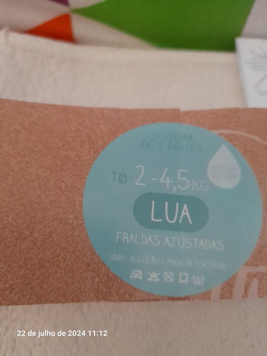 Fraldas reutilizáveis ajustadas recém nascido