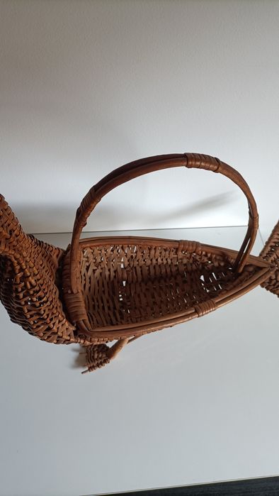 Cesta pato de rattan / vime