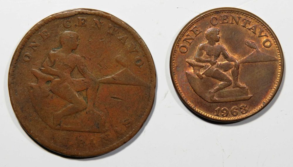 MOEDAS Filipinas - 2 Exemplares - veja as imagens - Só 1€
