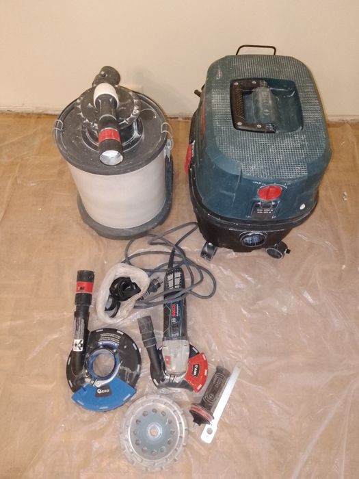 Zestaw do szlifowania betonu Bosch