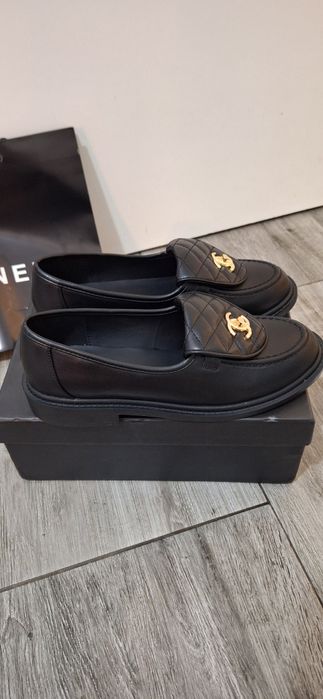 Chanel 39.5  mokasyny