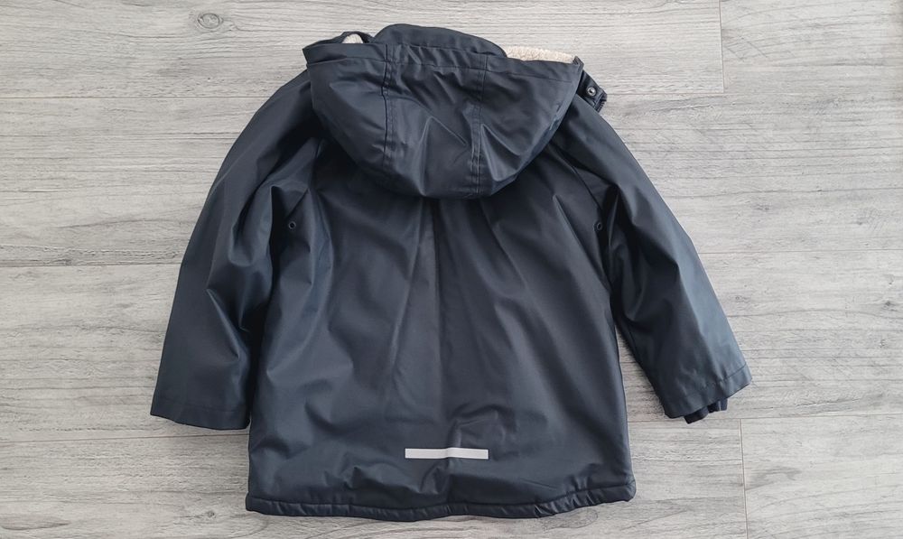 Zara kurtka gumowana przeciwdeszczowa 116