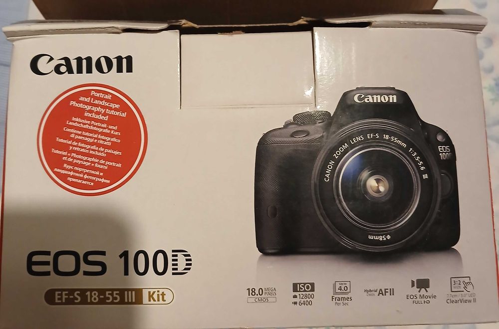 Máquina Fotográfica Canon Eos 100D