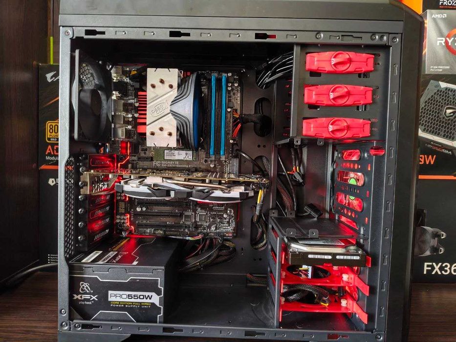 Ігровий ПК, комп'ютер 1150, I7 4770K + RX 580 8GB