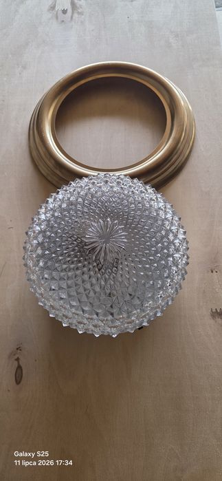 Lampa plafon  z kryształu.