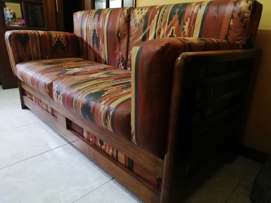 Sofá cama cerejeira