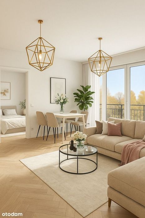 Nowe 3-pokojowe mieszkanie 38 m² z dużym balkonem! - Widok 5