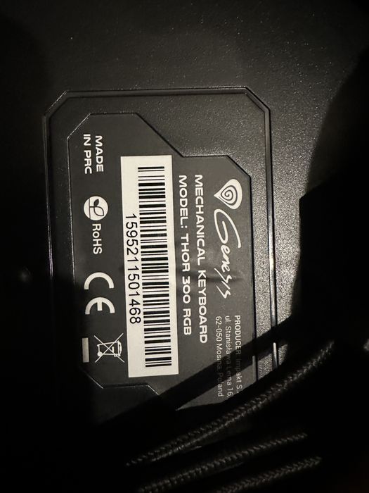 Klawiatura Genesis thor 300 rgb