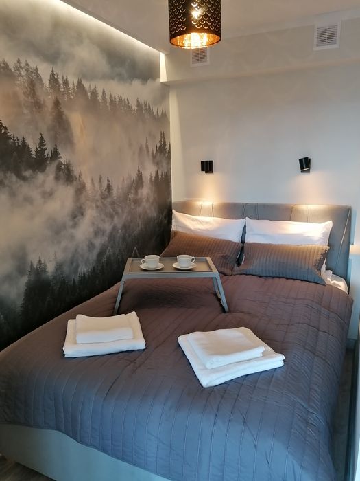 Apartament widokowy z balkonem