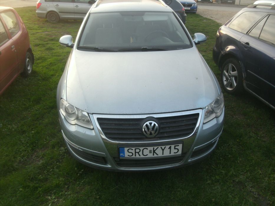 vw passat b6 05-10 maska lampy zderzak przod komplet