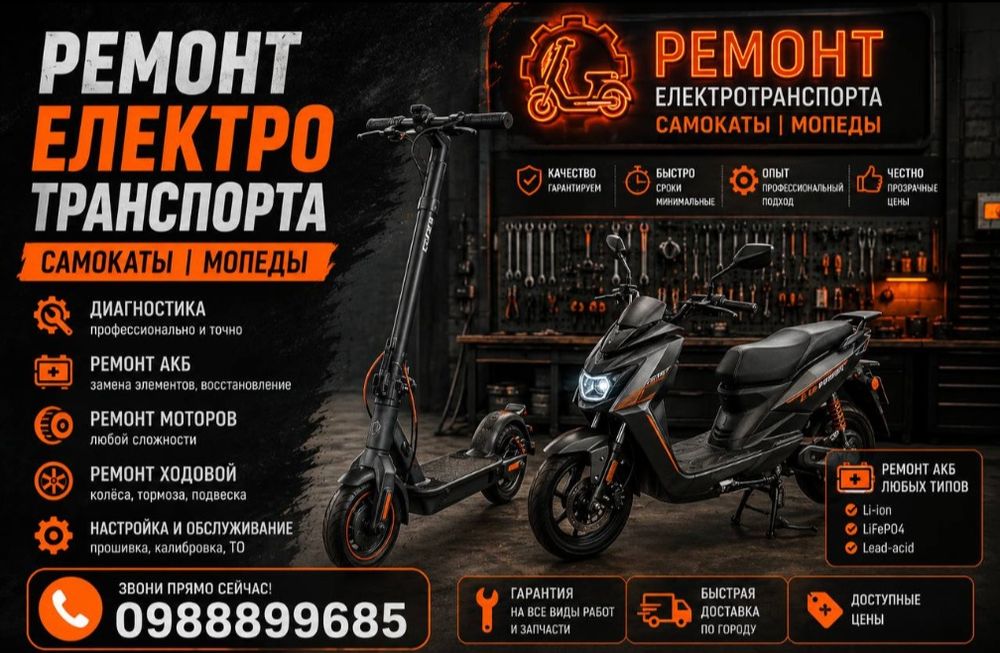 Ремонт электротранспорта