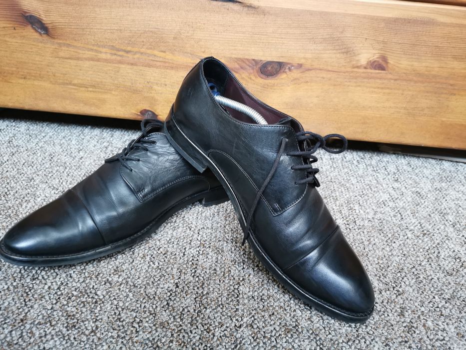 Półbuty męskie wizytowe skóra Vistula 42 klasyk