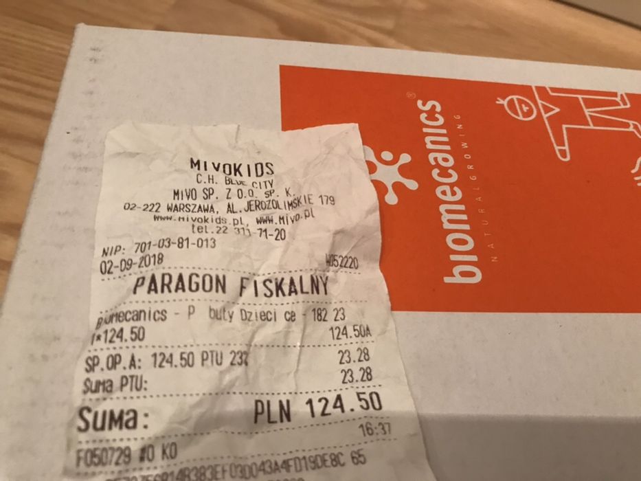 Buty skórzane 20 biomecanics baleriny