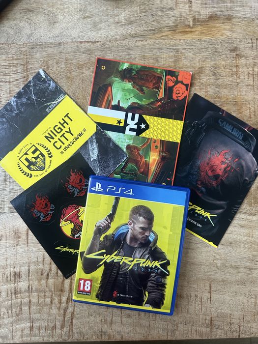 Cyberpunk 2077 ps4 i ps5 Cały Zestaw