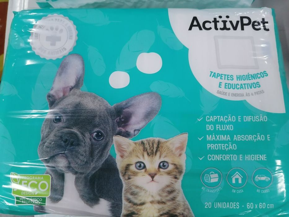 Tapetes Higiénicos e Educativos Activpet - Cães e Gatos