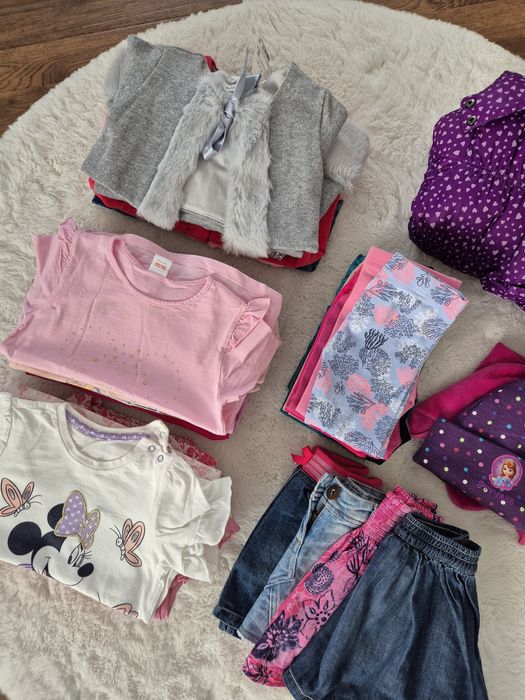 Mega paczka ubrań dla dziewczynki rozmiar 98