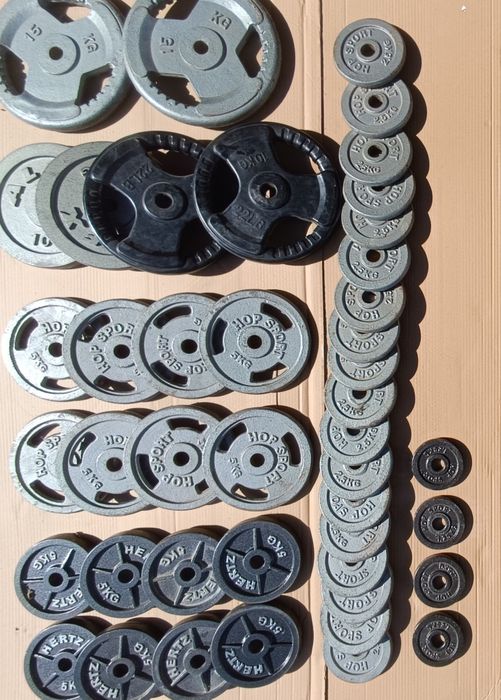 Obciążenie żeliwne 31mm 200kg kierownice ciężary na gryfy sztangę hantle fi30