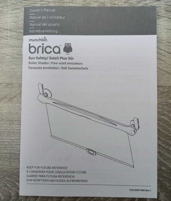 NOWE Rolety przeciwsłoneczne do samochodu Munchkin Brica zestaw 2 szt.