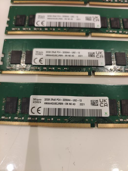 Ram ddr4 32gb x 4 Hynix