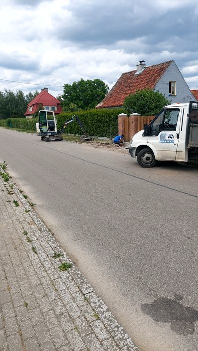 Usługi minikoparką