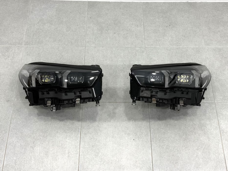 Фари  BMW 5 G60 G61 G90 2023+ фары БМВ Г60 напис "BMW LED" з блоками, комплектні, фари бмв Артикул:  DRC9091-26