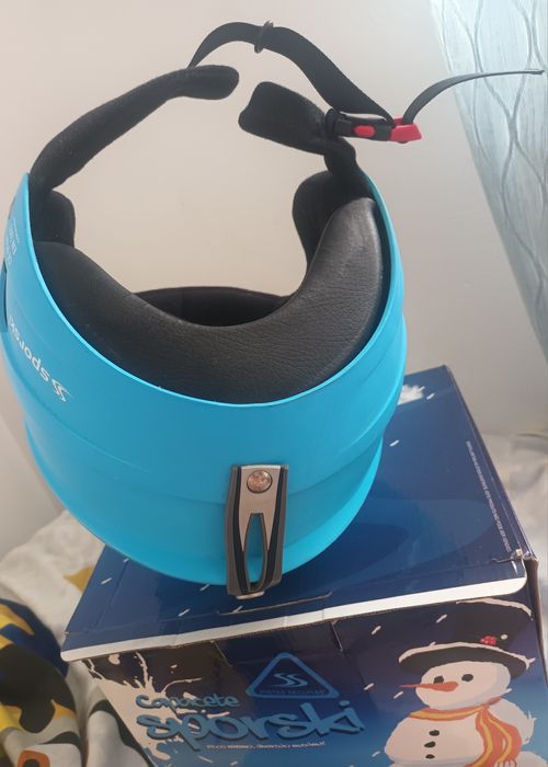 Capacete azul sportski snowboard