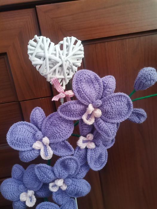 Storczyk na szydełku