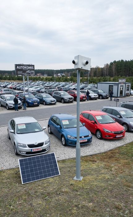 Monitoring kamery słup