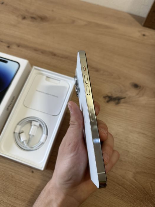 NOWY iPhone 14 Pro Max 256 GB Silver - bateria 96%
