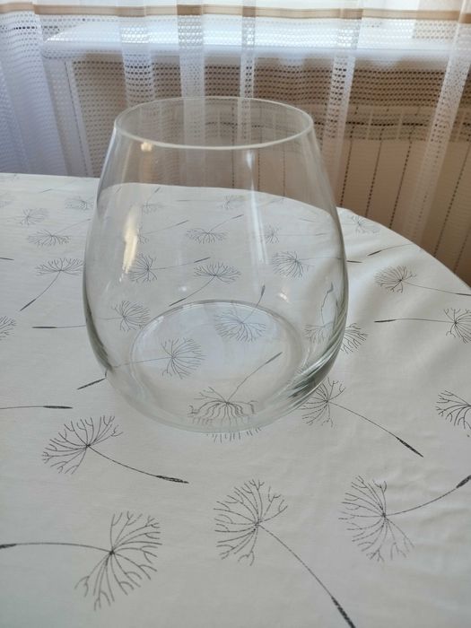 Вази скляні прозорі різних розмірів