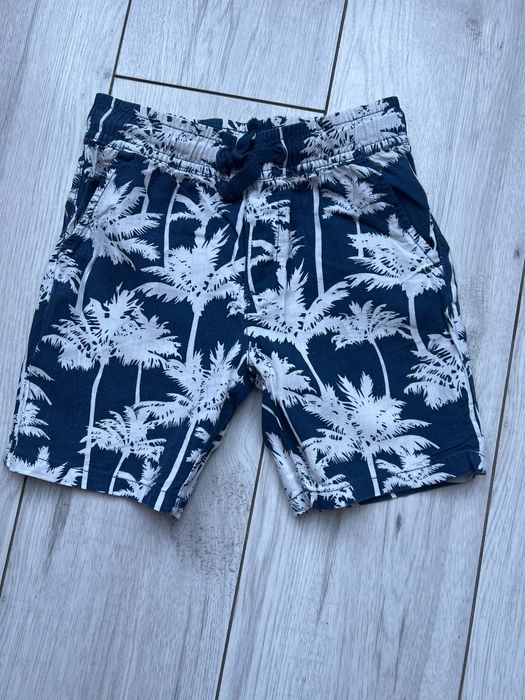 Lniane spodenki szorty 116 Pepco