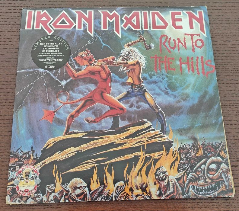 Bundle de 2 vinis dos Iron Maiden.
