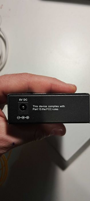 Гігабітний медіаконвертер ALISTAR AFT-9000S + SFP, оптичний бокс, БЖ