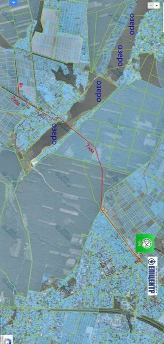 Забір'я. Двофасадна ділянка 12соток.