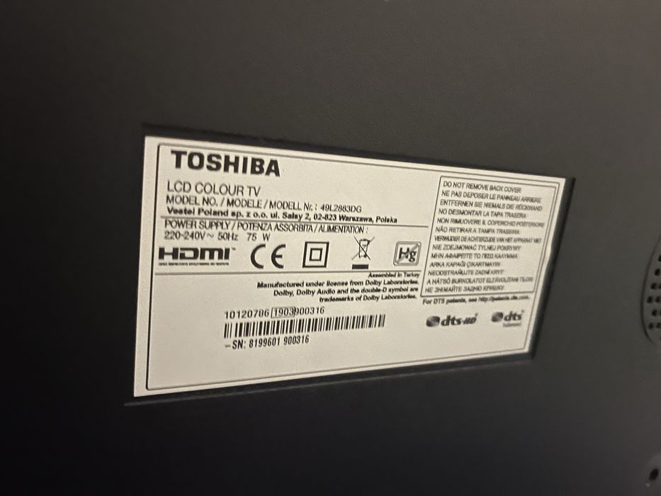 Smart TV Toshiba 49 polegadas
