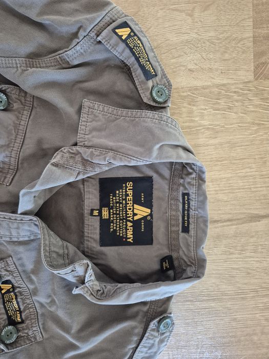 Superdry military koszula M bdb khaki