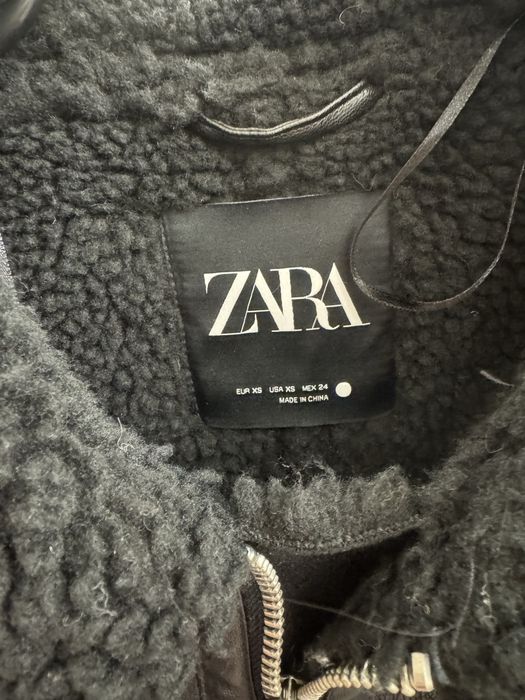 жіноча дубленка zara