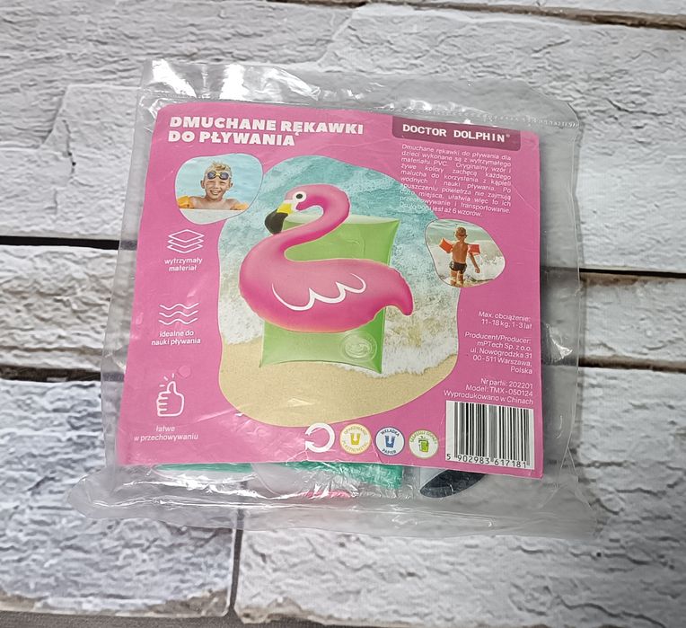 Dmuchane rękawki do pływania flaming