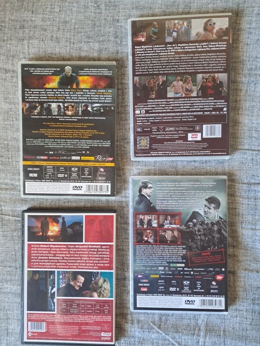 Zestaw 4 polskich filmów dvd