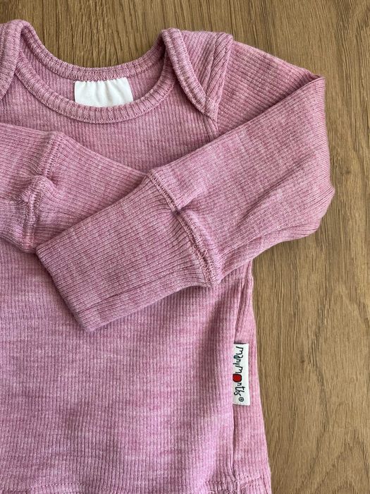 ManyMonths Body/Koszulka z wełny Merino Charmer/Explorer 62-80/86cm